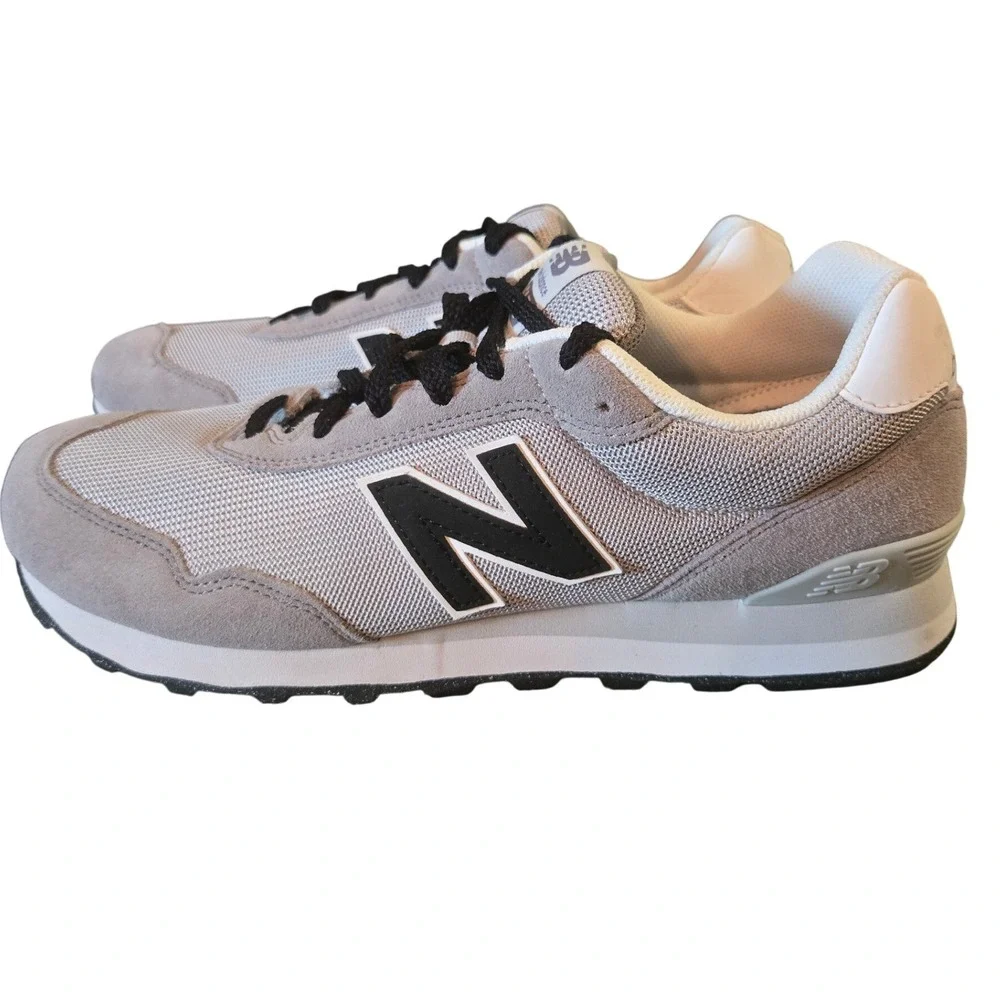 New Balance 515 ML515AGG Gray Black Retro Running Sneakers Men's‎ 10.5